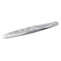 Nhíp nghiêng TweezerMan Rose Etched Slant Tweezer