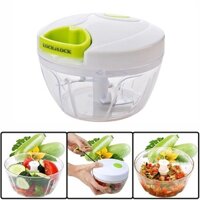 [Nhịp Nhàng Kép Cót] Máy Xay Tỏi Ớt Cầm Tay Lock&Lock Mini Slicer Chopper CKS302 Dung Tích 400ml