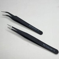 Nhíp nhặt lông yến, nối mi, gắp linh kiện VETUS ESD-12 VÀ ESD-15 - Loại cao cấp