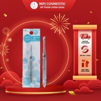 Nhíp Nhổ Lông Mày Bằng Thép Không Gỉ  Kai Tweezers HL0401 (Màu Xanh)