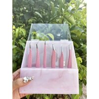 Nhíp nối mi cao cấp Pakistan nhíp volume, nhíp tách, nhíp gắp, nhíp hoa hồng đen