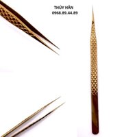 nhíp tách pakistan  vàng thẳng _dụng cụ nối mi+_THÚY HÂN