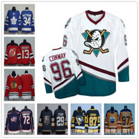 Nhl Ducks Khúc côn cầu Jersey Lá phong Khúc côn cầu Chim cánh cụt Phiên bản phim Ấn Độ
