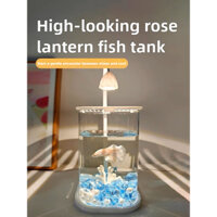 Nhỏ Betta Bể Cá Thủy Tinh Phòng Khách Để Bàn Văn Phòng Vị Trí Làm Việc