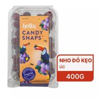 Nho đỏ kẹo Úc hộp 400g (1 Hộp)