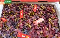Nho Đỏ Không Hạt Long Crimson Úc hộp 500g
