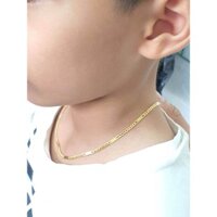 (Nhỏ Em-Không Phai) Dây Chuyền Chữ Nờ Vàng Non Cao Cấp-Dùng vĩnh viễn không bay màu