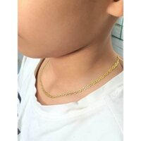 (Nhỏ Em-Không Phai) Dây Chuyền Kim Tiền Vàng Non Cao Cấp-Dùng vĩnh viễn không bay màu
