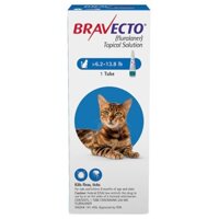 Nhỏ gáy BRAVECTO Trị Bọ Chét, Ve Rận, Rận Tai, Viêm da cho Mèo từ 2.8-6.25kg