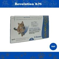 Nhỏ gáy Revolution 0.75ml dành cho mèo từ 2.5-7.5kg