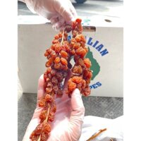 Nho hữu cơ Sumucat Cluster ÚC date 10/2025 sẵn kho túi 0,5 kg, 1Kg màu đỏ có túi xách kèm theo như hình