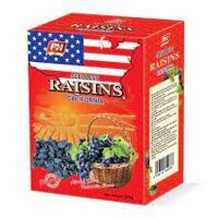 Nho khô đen mỹ Raisins 100g lá cờ đỏ