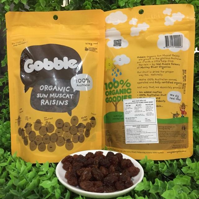 Nho khô hữu cơ Gobble 100g