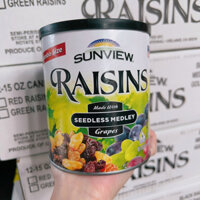Nho khô không hạt Sunview Raisins chuẩn Mỹ 425g