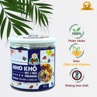 Nho Khô Mix 3 Màu 200g, Trái Cây Sấy