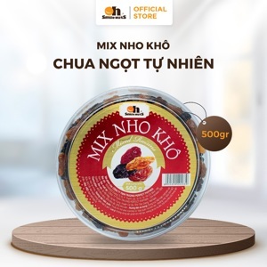 Nho khô mix Chile 3 màu Smile Nuts 500g