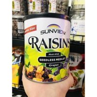 NHO KHÔ MIX RAISINS - SUNVIEW CỦA MỸ