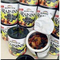 Nho khô Mỹ không hạt Raisins Sunview 425gr