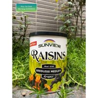 Nho Khô Mỹ Không Hạt Sunview Raisins 425g