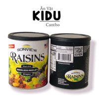 Nho Khô Mỹ Raisin Sunview không hạt vị thập cẩm 425g - KIDU004