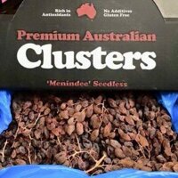 Nho khô nguyên cành Crimson đỏ – Murray – thùng 4kg