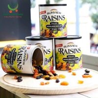 Nho Khô Raisins Sunview 3 màu hộp 425gr