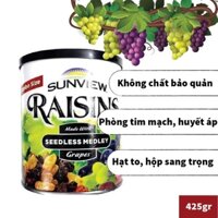 Nho khô Sunview Raisin hộp 425gr