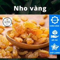 Nho khô vàng 500g nhập khẩu loại 1 - Nho khô vàng Ấn Độ không đường vị ngọt tự nhiên LYN NUTS