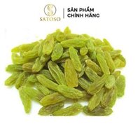 Nho khô xanh không hạt chua ngọt thương hiệu SATOSO gói 1kg
