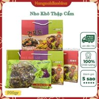 Nho khô xanh , nho khô Raisins mix vị 700gram kèm túi xách sang trọng