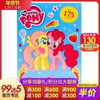 Nhỏ Ma Baoli tốt friend Sticker Activity Book Sách nguyên bản tiếng Anh My Little Pony Best Friends Sticker và Activity Book 175 Trương dán 3-6 năm sách thiếu nhi cũ của nhập khẩu Đồ chơi giáo dục
