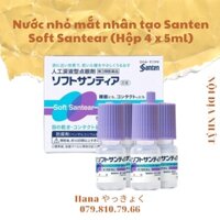 Nhỏ mắt nhân tạo Santen Soft Santear (Hộp 4 x 5ml)