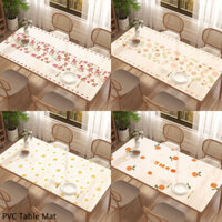 Nhỏ Tươi Hoa Nhựa Pvc Mềm Kính Bàn Ăn Thảm Hộ Gia Đình Chống Thấm Nước Để Bàn Dày Cách Nhiệt Tấm Bảo Vệ