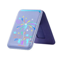 Nhỏ Tươi Họa Tiết Pháo Hoa Ví Cho iPhone 16 16promax 15 14 13 12 11 Pro Max Plus Thẻ Da Điện Thoại Cho Ốp Lưng Điện Thoại Túi Bảo Vệ