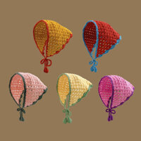 Nhỏ Tươi Rỗng Dệt Kim Tam Giác Khăn Nữ Len Tay Đan Ren Khăn Trùm Đầu Mũ Ren Đầu #XN18MZ#