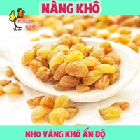 Nho vàng khô Ấn Độ loại ngon ( không đường , ăn kiêng giảm cân được ) | Nàng Khô