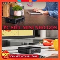 ❀[Nhỏ]Cây máy tính case PC mini Intel NUC J3455 Ram 4Gb 8Gb SSD 120G nhỏ gọn Gamming chơi game văn phòng giải trí phim 4