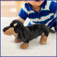 Nhồi Bông Dachshund 9,84 Inch Weiner Chó Gối Trẻ Em Ngủ Thoải Mái Búp Bê Mềm Mại Sang Trọng Ném Gối Cho Gia Đình aiavn