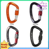 Nhôm Carabiner D Hình Cắm Trại Ngoài Trời Đi Bộ Đường Dài Móc Khóa Leo Núi