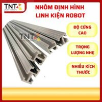 Nhôm định hình 20*20 gia cường, độ cứng cao dùng cho bộ gá robot máy ép nhựa