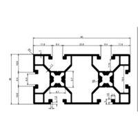 Nhôm định hình 30x60 - Miễn phí cắt theo kích thước yêu cầu.