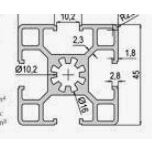 NHÔM ĐỊNH HÌNH 45X45 - NHÔM 45*45