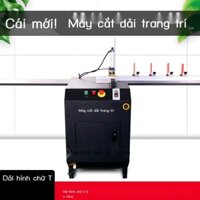 Nhôm định hình chữ T dải U máy cắt góc 45 độ trang trí miệng V khía tự động miễn phí vận chuyển