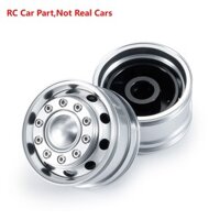 Nhôm Kim Loại Bánh Trước Vành Trung Tâm Cho Tamiya 1 / 14 RC Trailer Máy Kéo Xe Tải Nâng Cấp Xe Ô Tô Phụ Kiện
