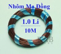 Nhôm mạ đồng size 1.0 li cuộn dài 10m uống kiểng ghép lan chất lượng tốt [bonus]