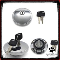 Nhôm Mới Nắp Bình Nhiên Liệu Công Tắc Đánh Lửa Khóa Cửa Điện Bộ Chìa Khóa Xe Máy Phụ Kiện Cho KAwasaki EJ400 W400 EJ650 W650 EJ800 W800 EN500 Vulcan 500