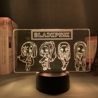 Nhóm nhạc nữ Hàn Quốc BLACK PINK Đèn ngủ nhiều màu sắc làm quà tặng sinh nhật cho bạn cùng lớp và b