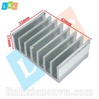 Nhôm tản nhiệt 8 cánh 35x43x17mm