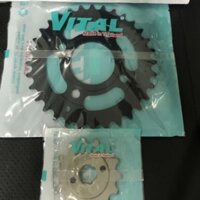 Nhông Dĩa 520 cho xe LA /Rebel 125-250 /Mater 250 size 14-15 dĩa 32-33-34-36-38-39 >> VITAL MADE IN THAILAND