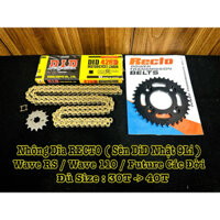 Nhông Dĩa Recto ,Sên DID 9Ly RS / Wave 110 / Wave 125 / Future Đủ Đời Hàng Chính Hãng ( Đủ Size : 30T -> 40T ) >>>>